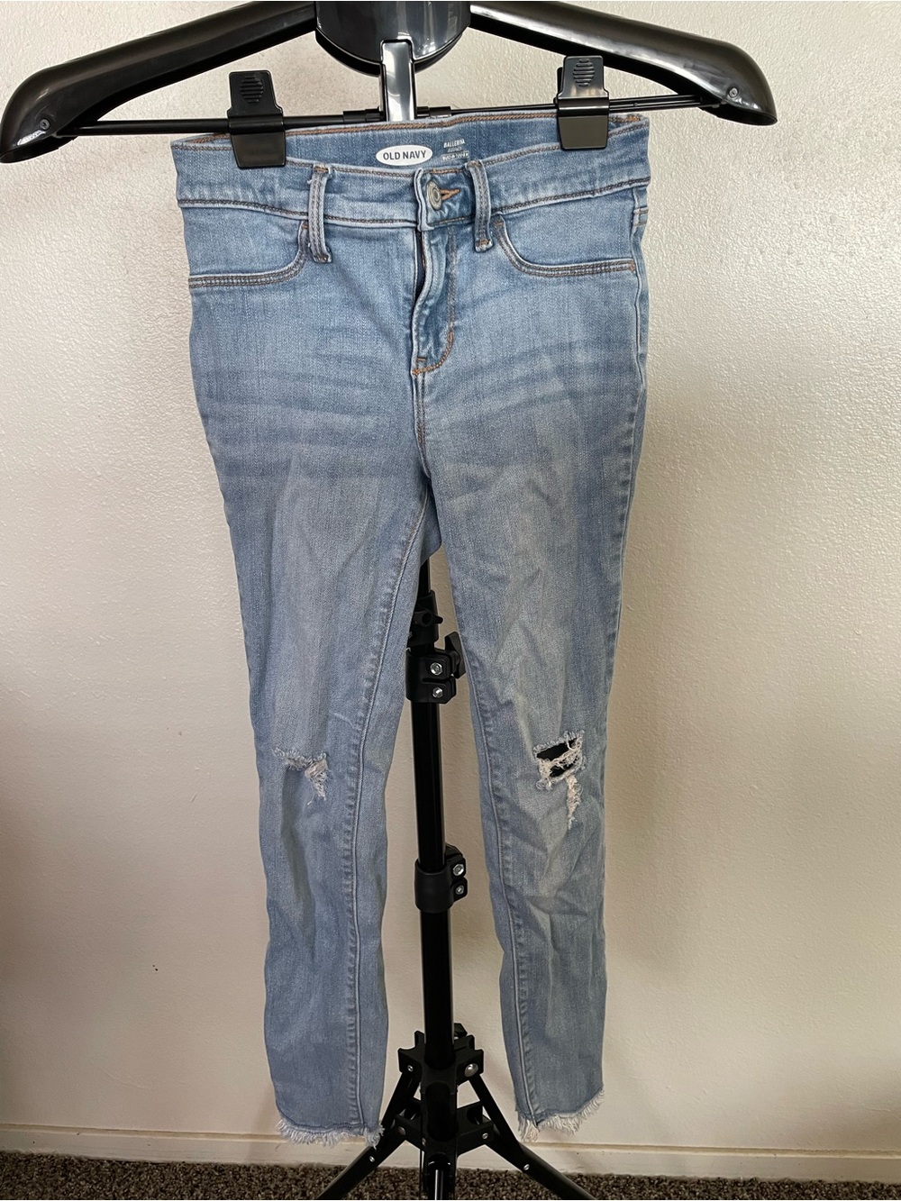 Old Navy Light Blue Distressed Kids Jeans